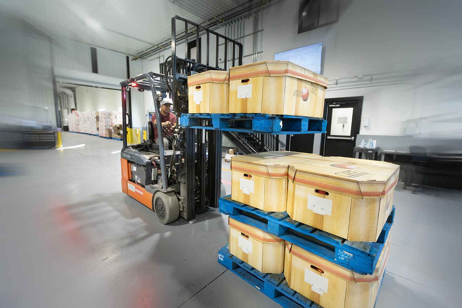 Orchard-to-Packing Apple Supply Chain