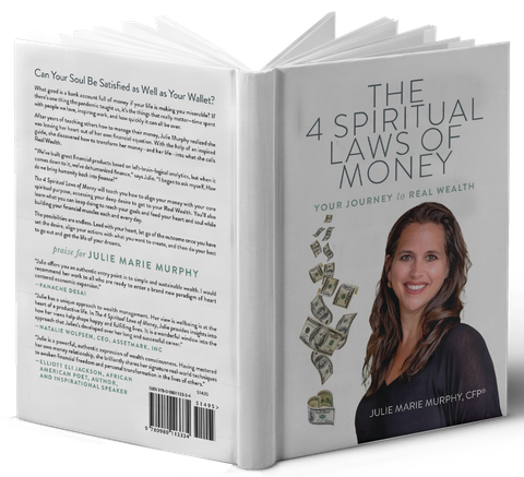 A book titled the spiritual laws of money