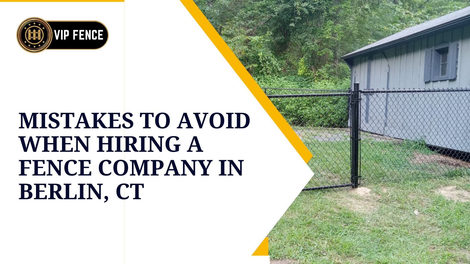 Mistakes to avoid when hiring a fence company in berlin , ct