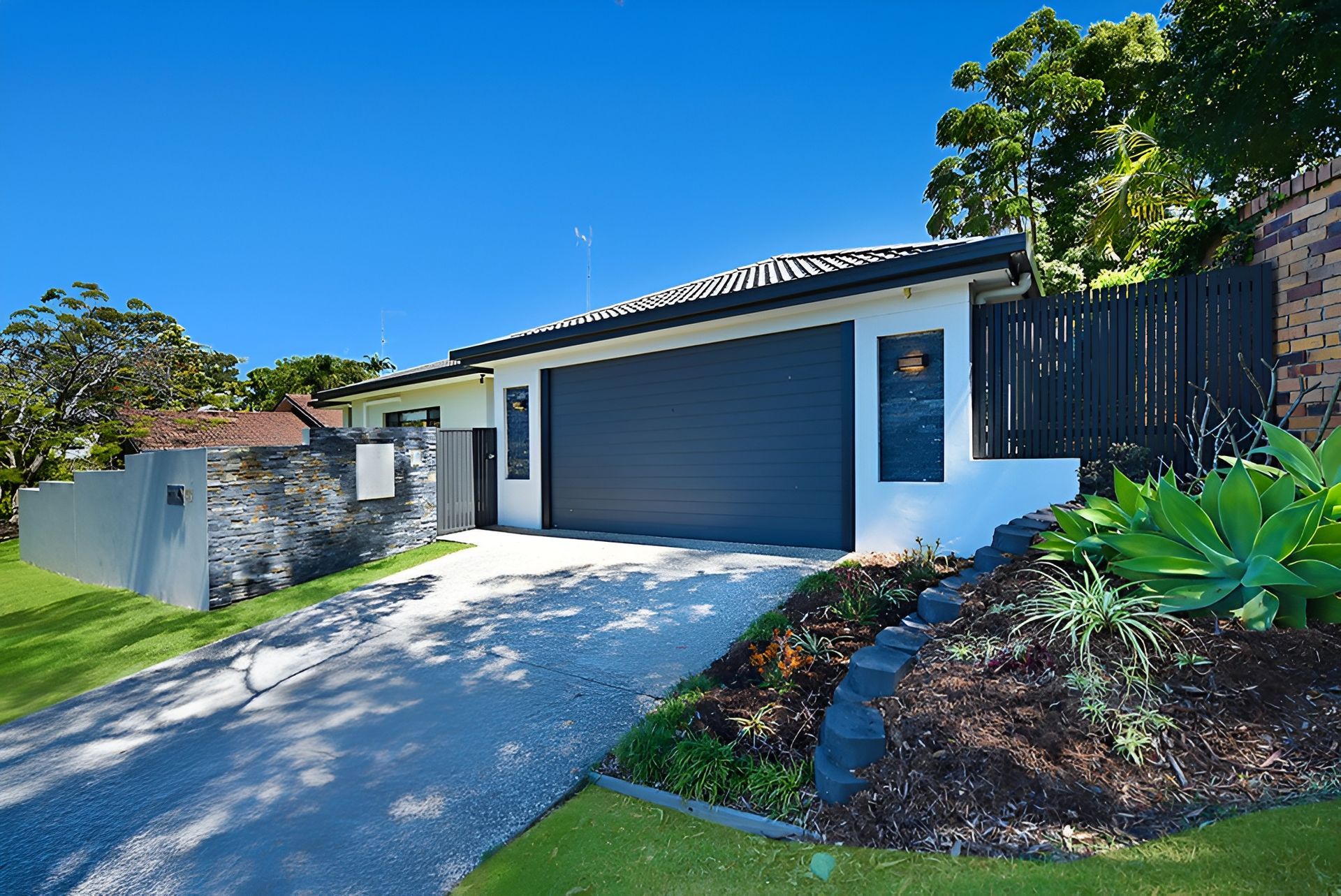 A Newly Built House On The Side