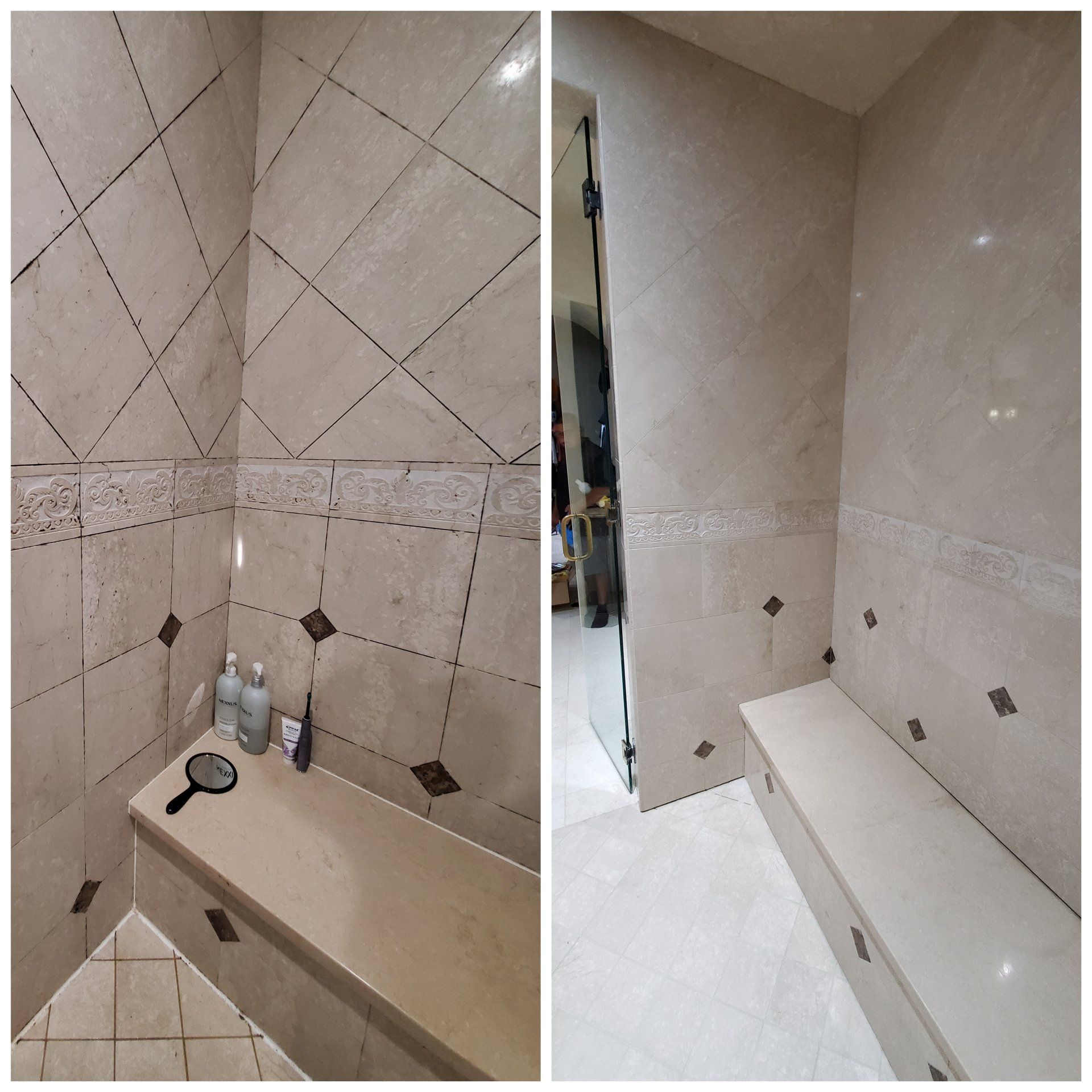 Chandler Arizona Mold Removed From Natural Stone Shower Paradise Valley Arizona