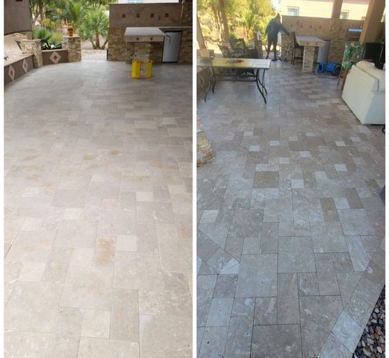 Travertine Restoration Gilbert Arizona 