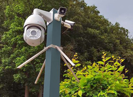 Mâts de vidéo surveillance
