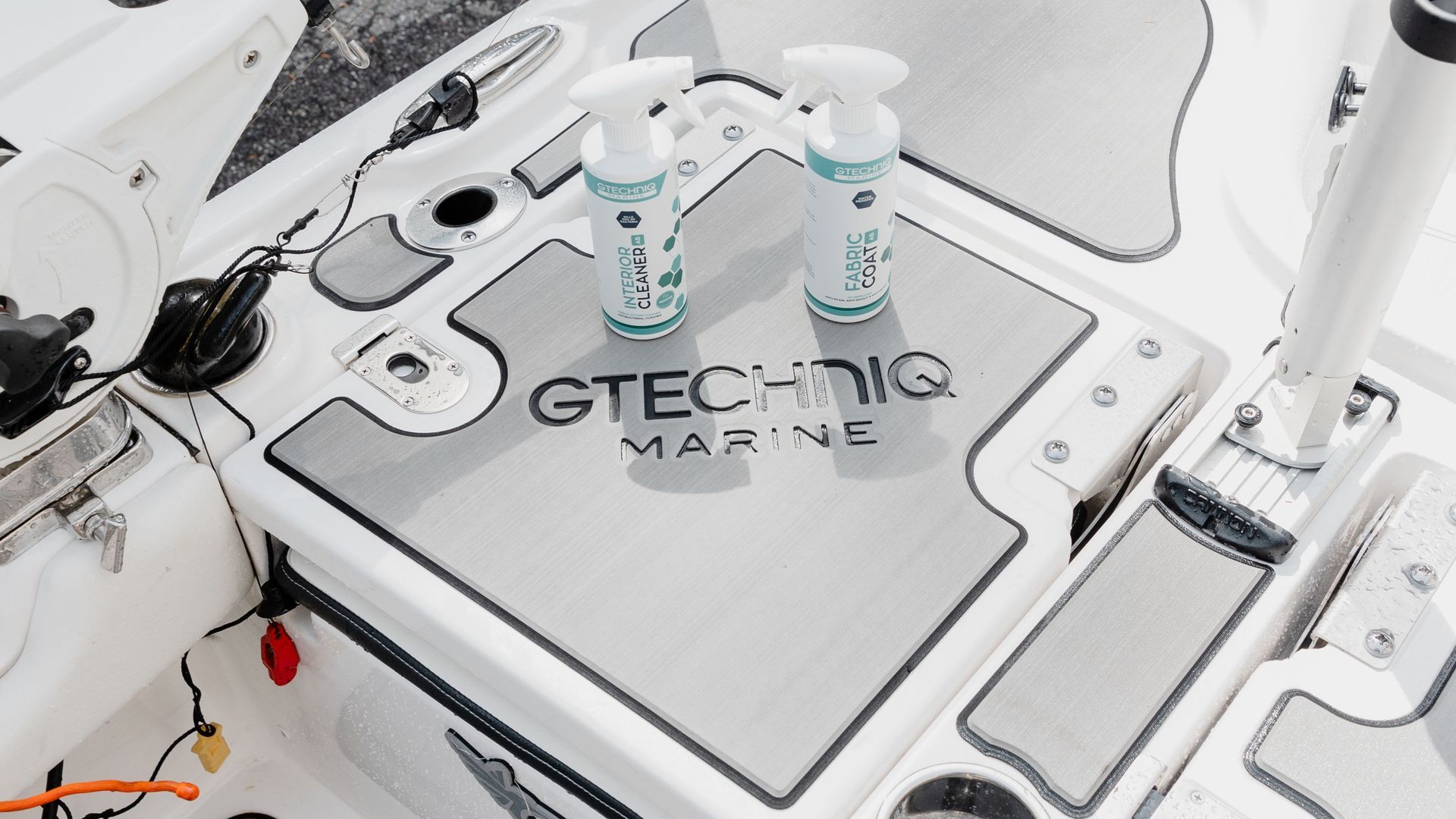 Gtechniq marine on boat