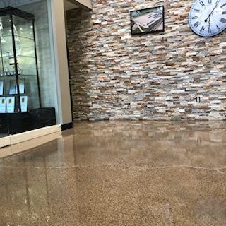 polished office floor