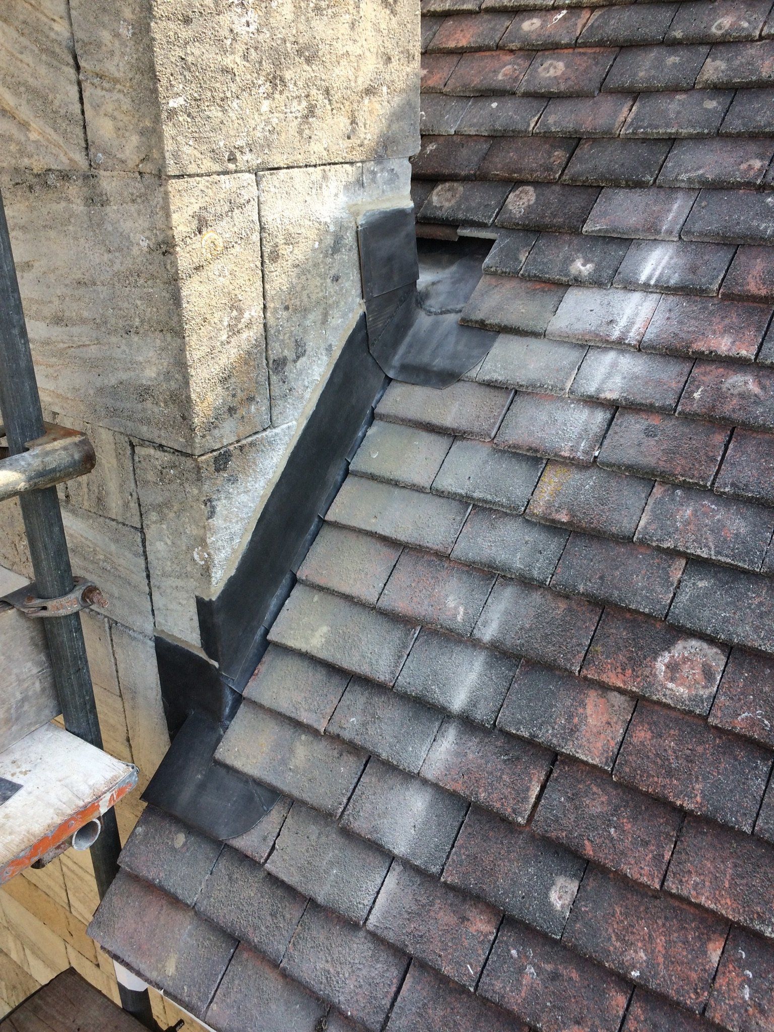before tile roof cleaning
