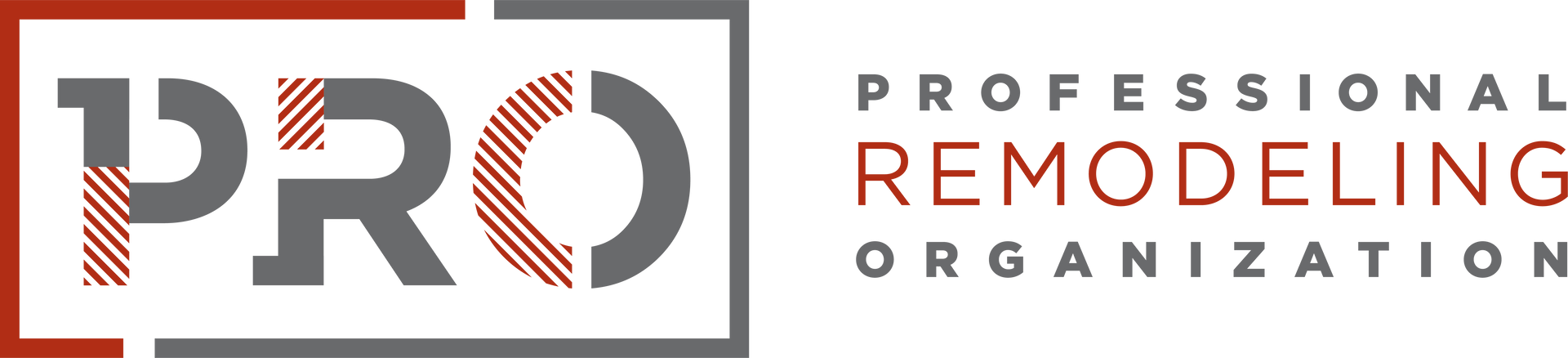 Pro Professional Remodeling Organization Logo