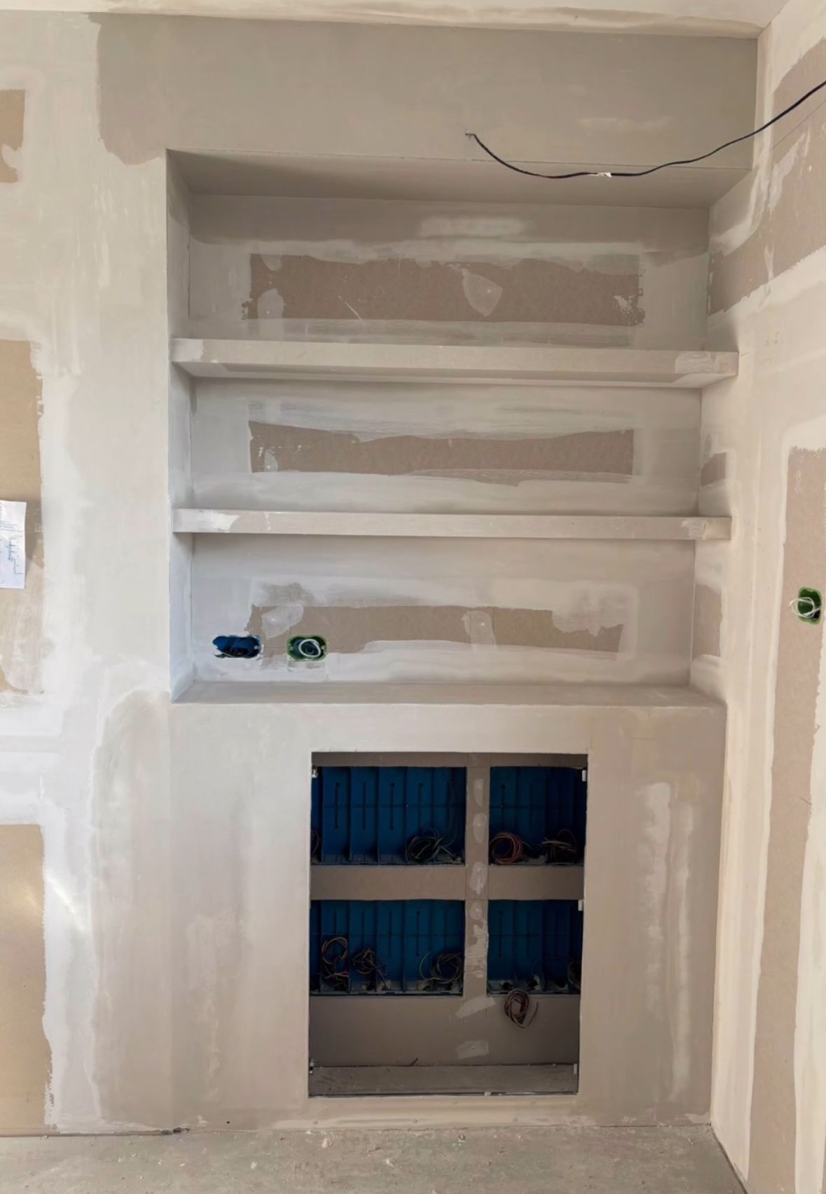 libreria in cartongesso