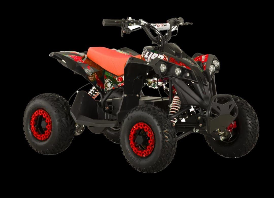 un quad rosa e bianco