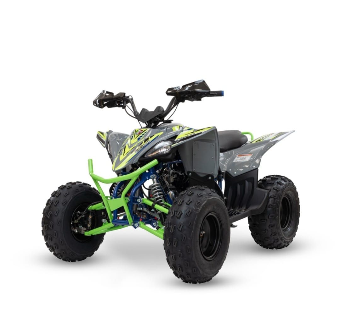 un quad rosso e bianco