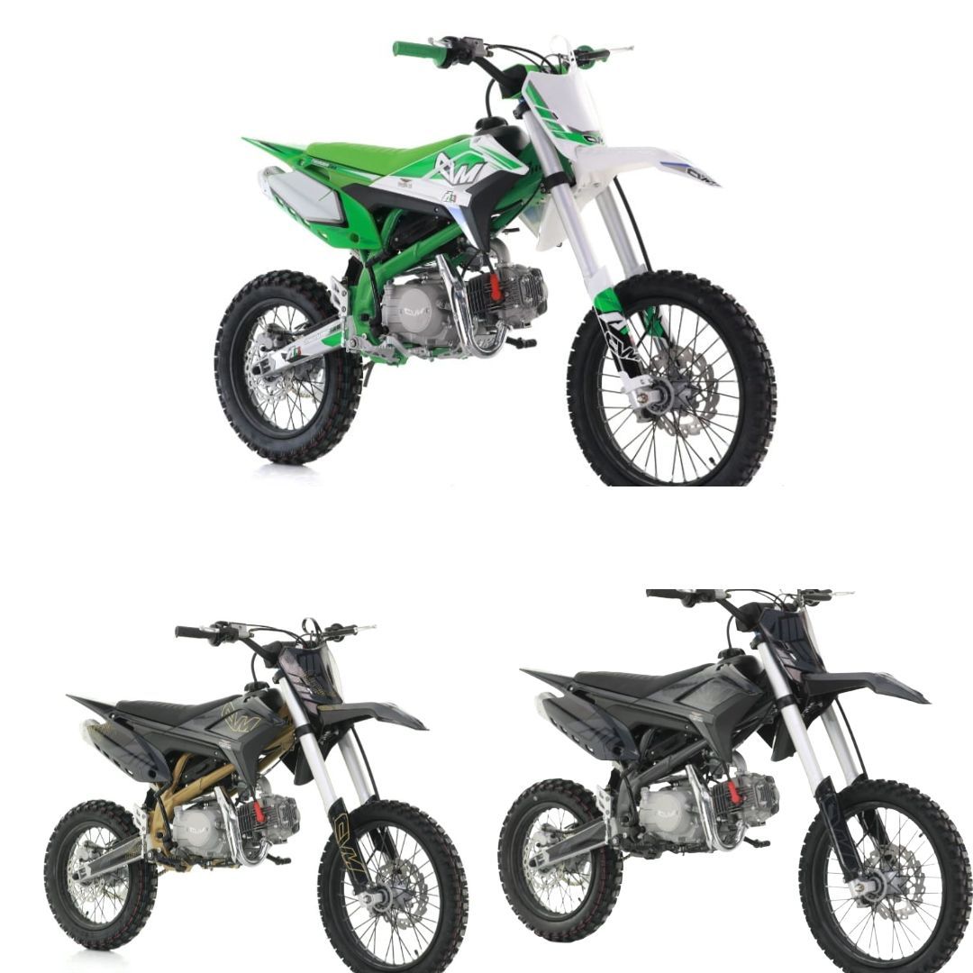 moto da cross di lato