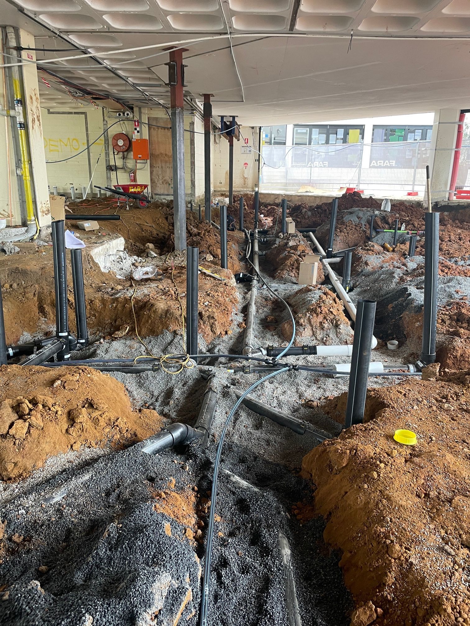 Construction Site With a Lot of Dirt — Beards Roofing and Plumbing in Clontarf, QLD
