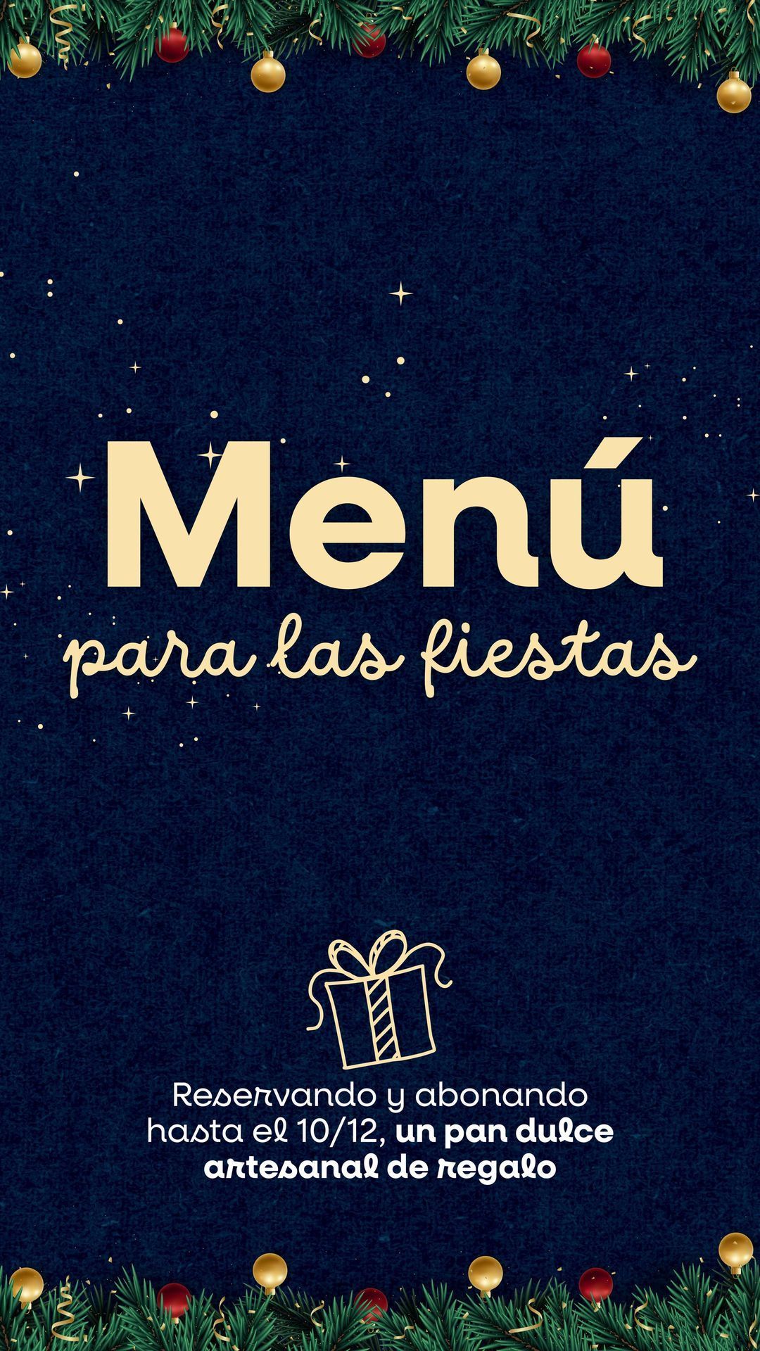 Menúes para las fiestas