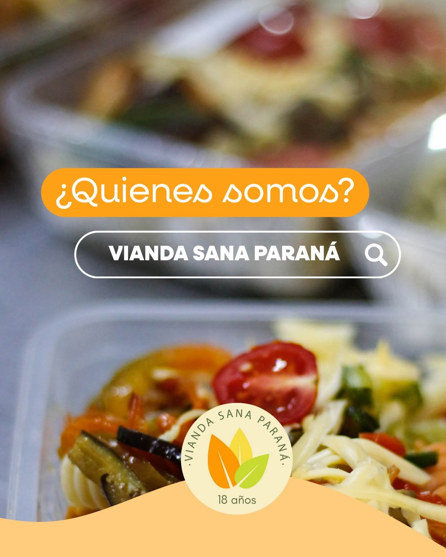 Prepared meal containers with text overlay