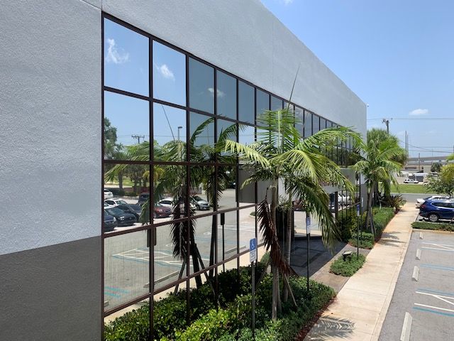Commercial Building With New Window Tint