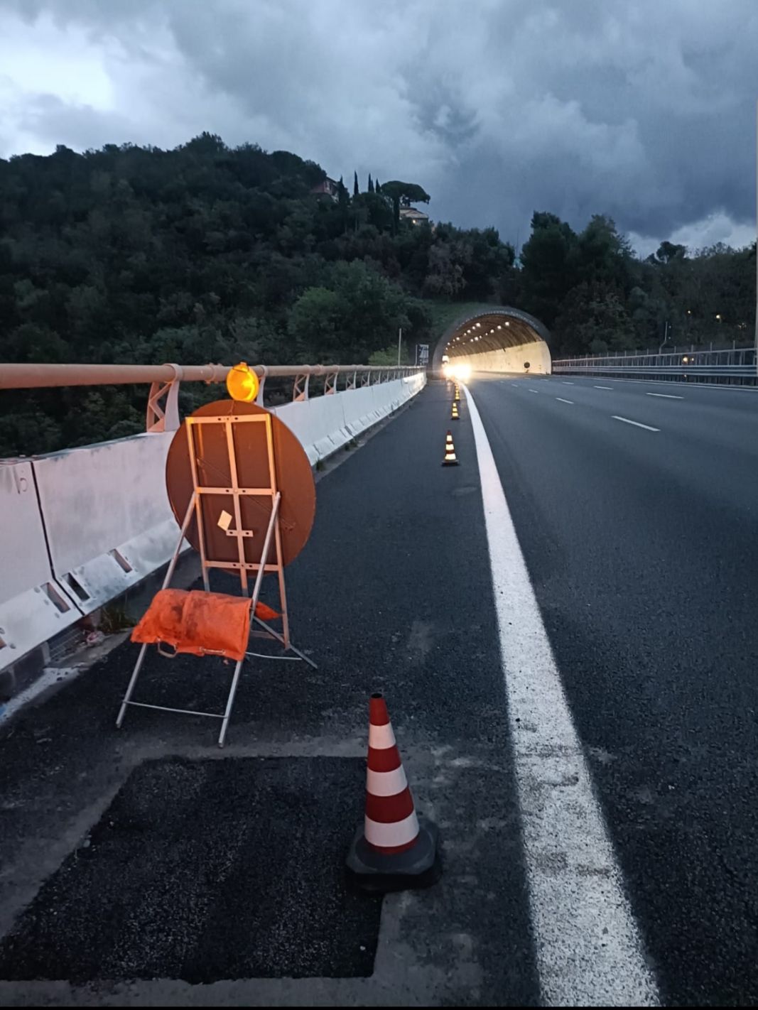 Segnaletica in autostrada