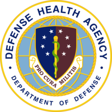 The logo for the defense health agency department of defense