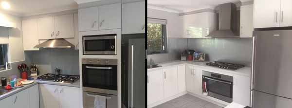 before and after kitchen expansion