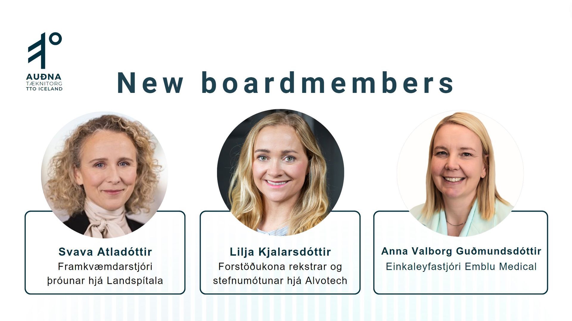 new boardmembers