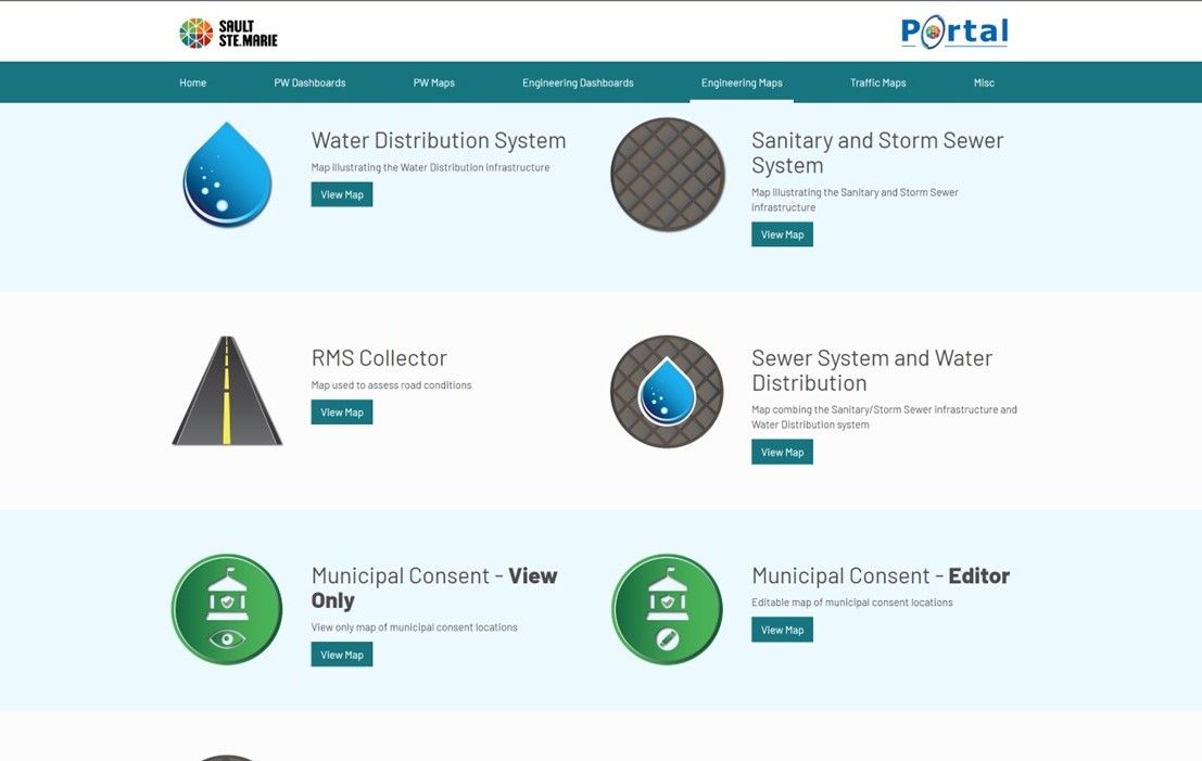 Municipal Engineering Dept. Dashboard