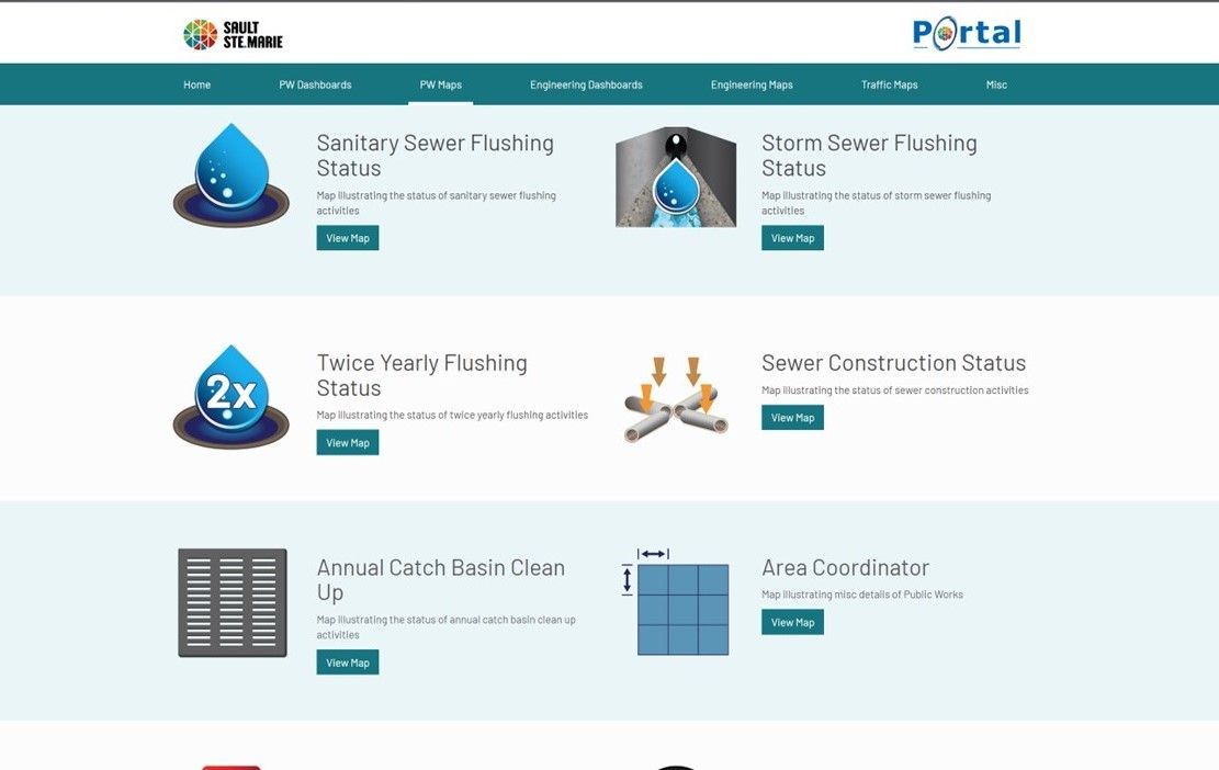 Public works field maps