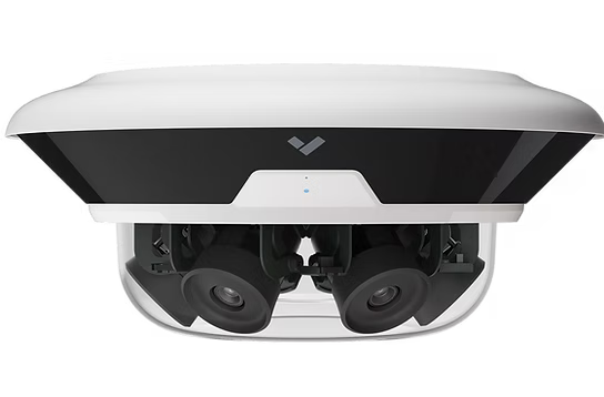 A black and white camera with the letter v on it