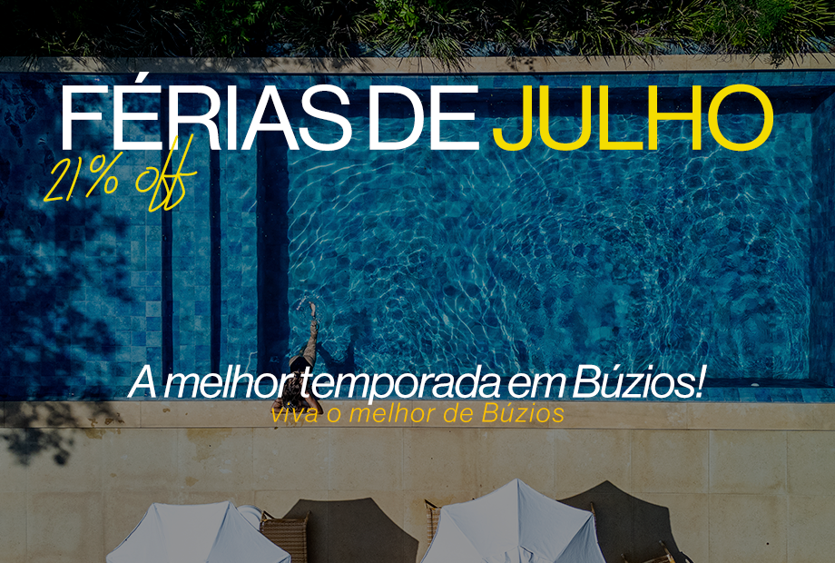 Férias de Julho em Búzios: 21% OFF para Curtir Sol, Praia e Conforto.