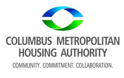 The logo for the columbus metropolitan housing authority