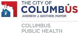 A logo for the city of columbus public health
