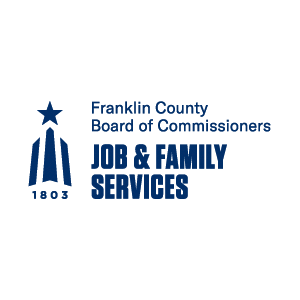 The franklin county board of commissioners job and family services logo