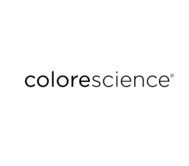 Colorescience logo in black text on white background.