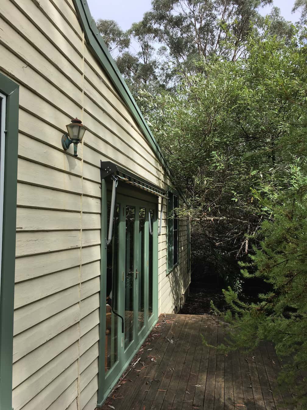 White Walls Of A House With Sliding Door — Window Coverings in Exeter, NSW