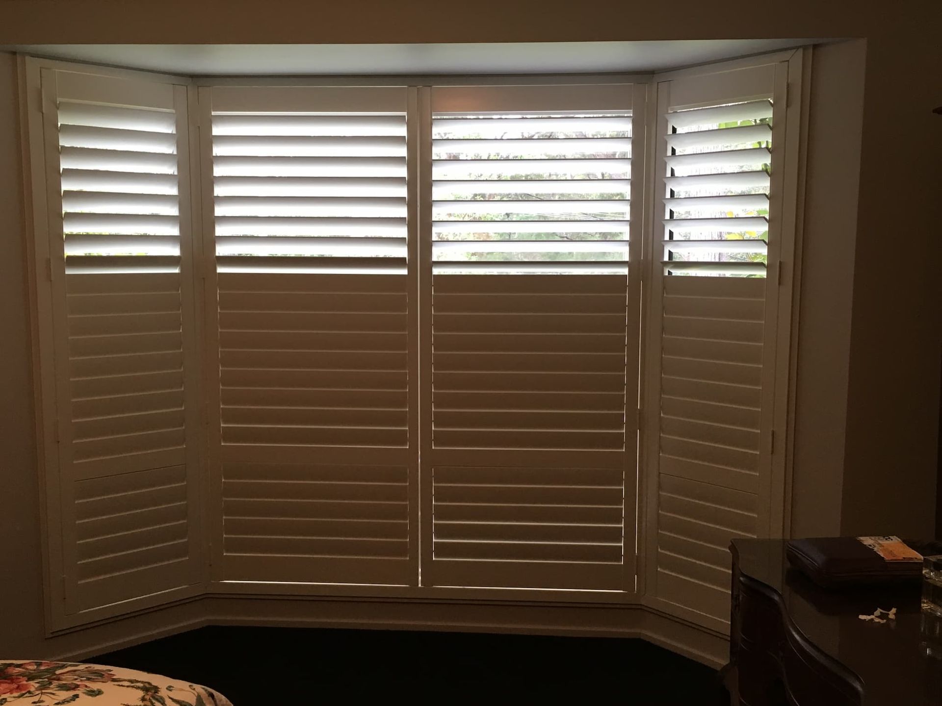 Close View Of A Plantation Shutter — Window Coverings in Exeter, NSW