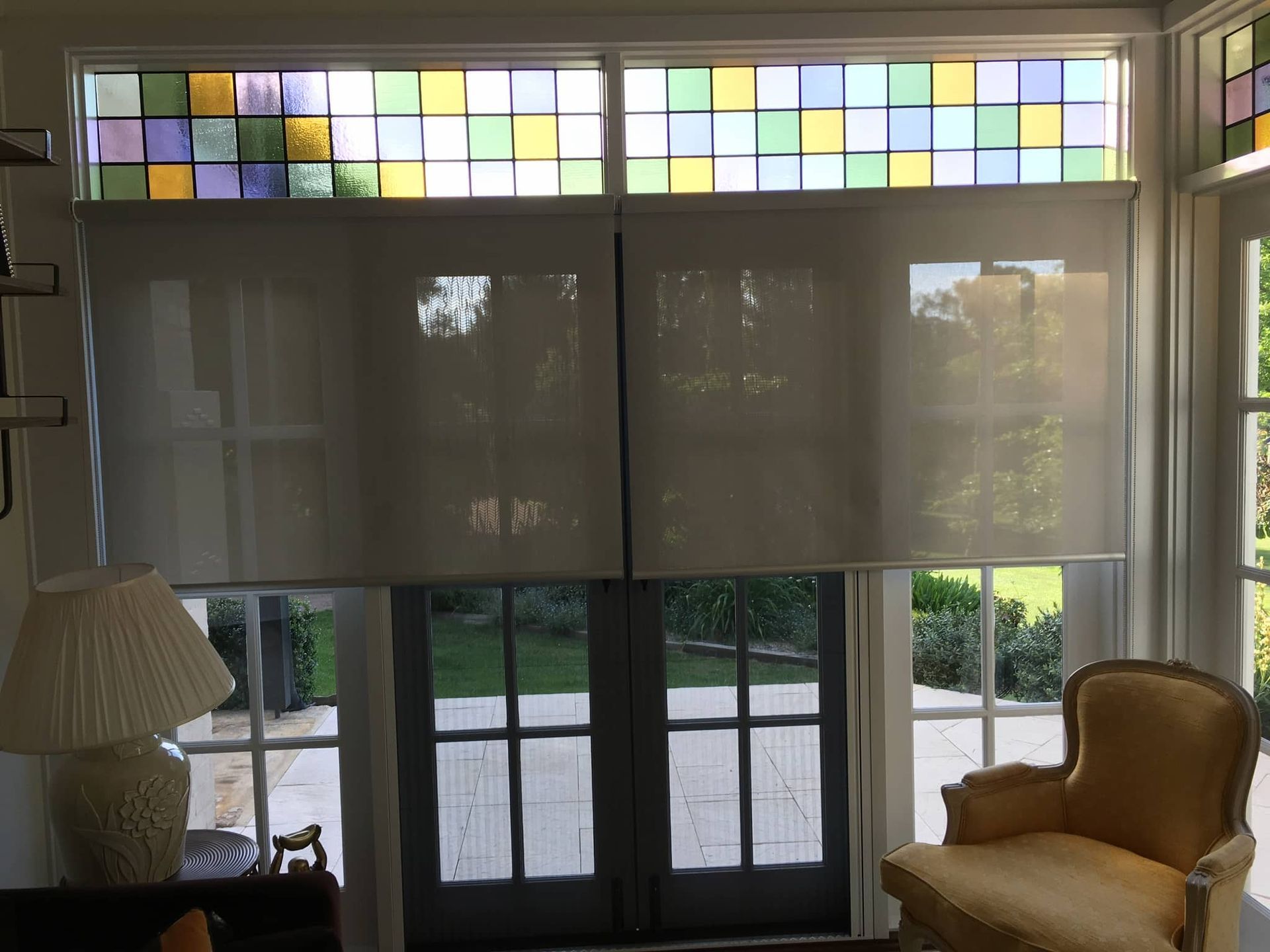 Closed View Of A Sliding Door — Window Coverings in Exeter, NSW