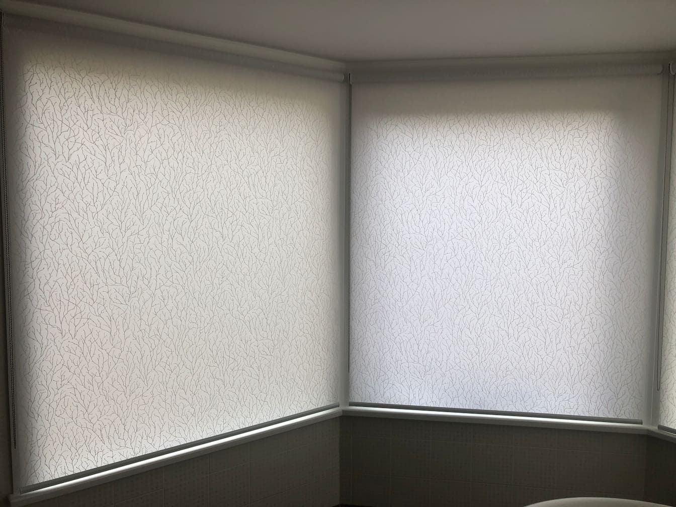 Roller Shades On A Window — Window Coverings in Exeter, NSW
