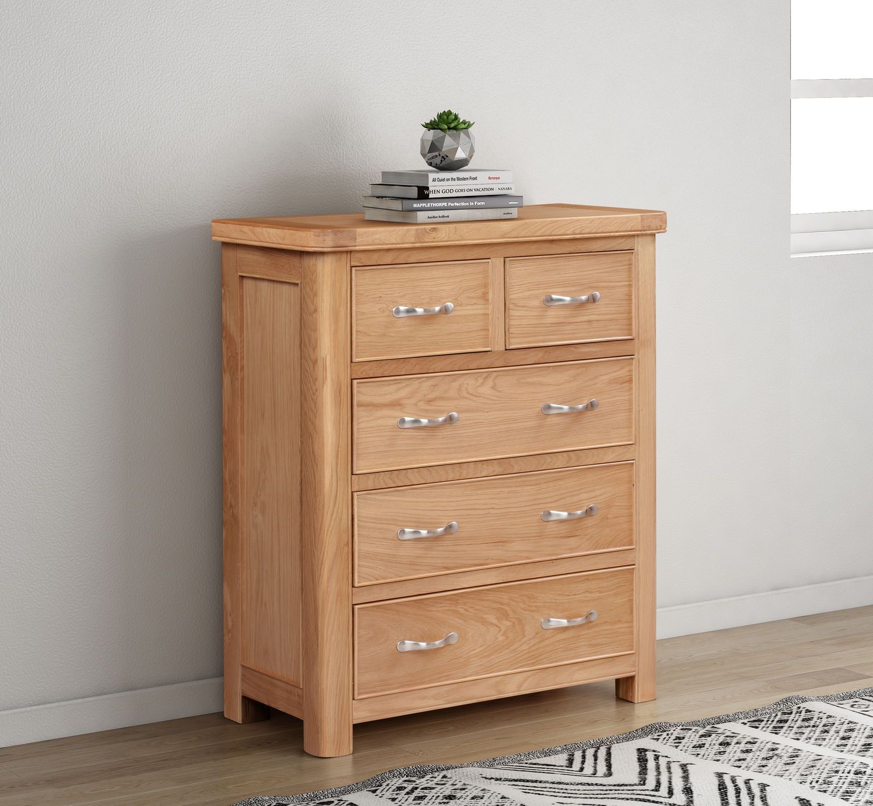 Chatsworth Oak 2 over 3 Chest