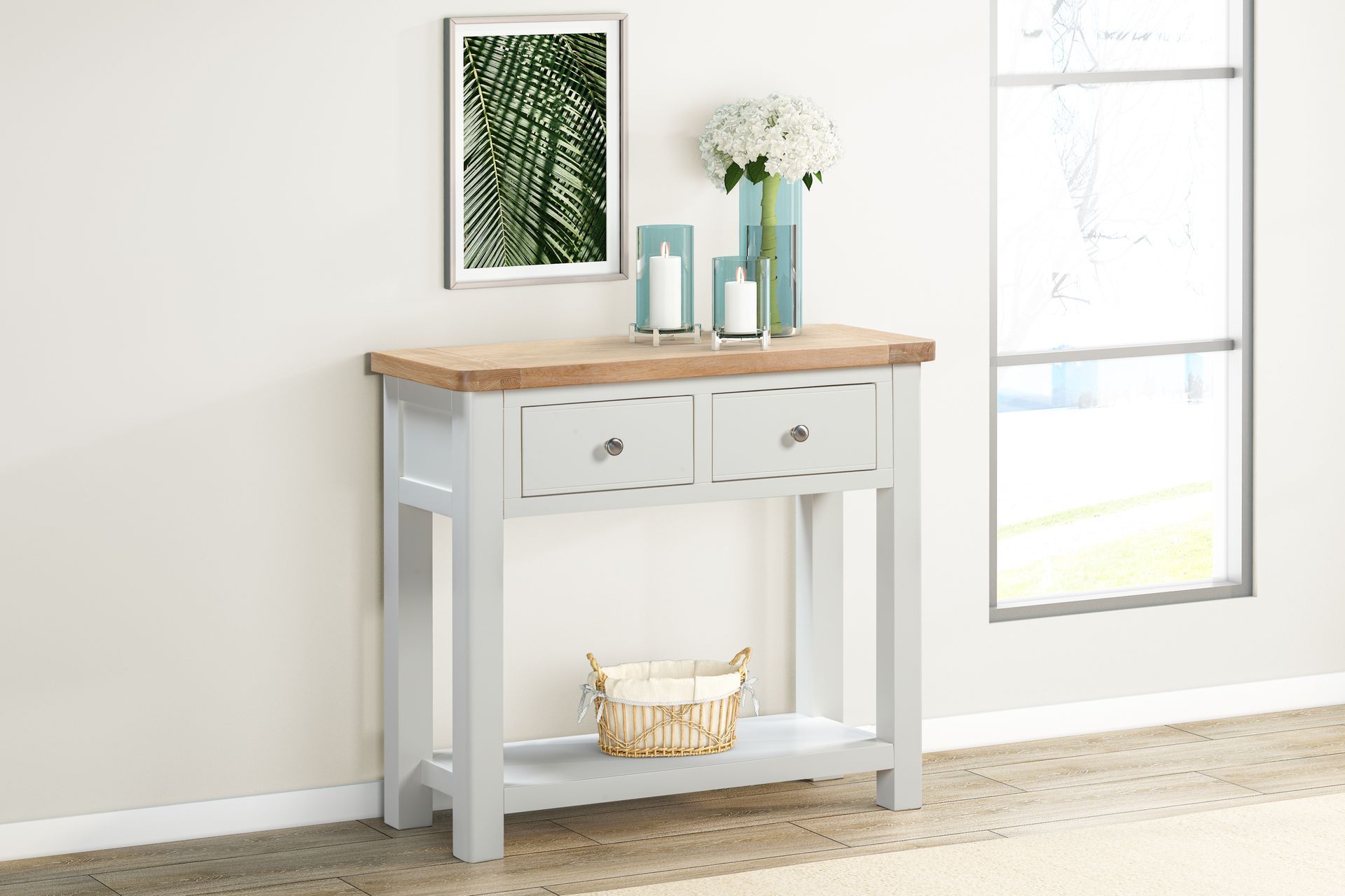 Foxington Painted 2 Drawer Console Table