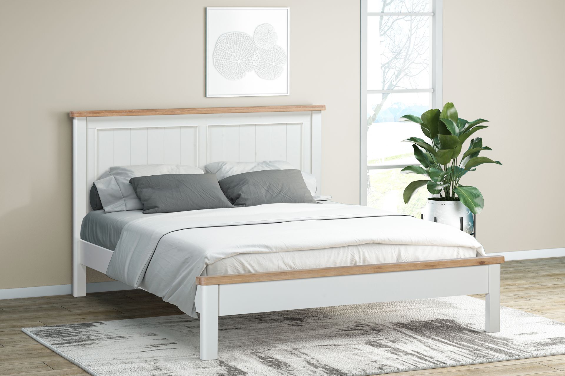 Foxington Painted King Size Bed
