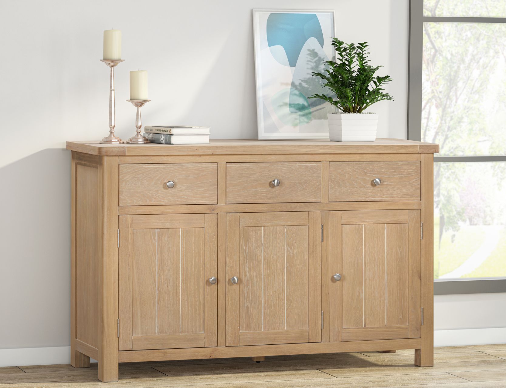 Foxington Oak Large Sideboard