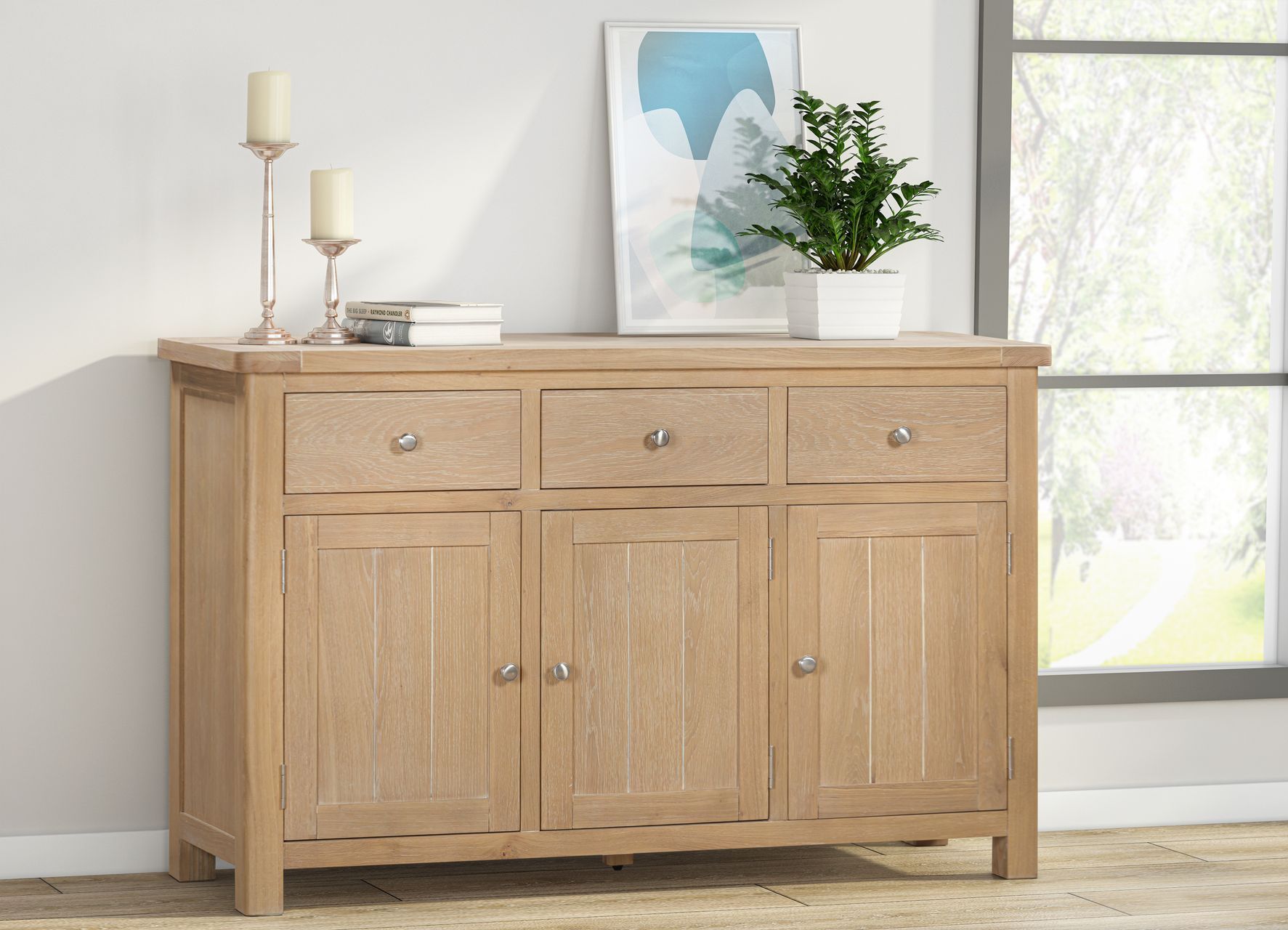 Foxington Oak Large Sideboard