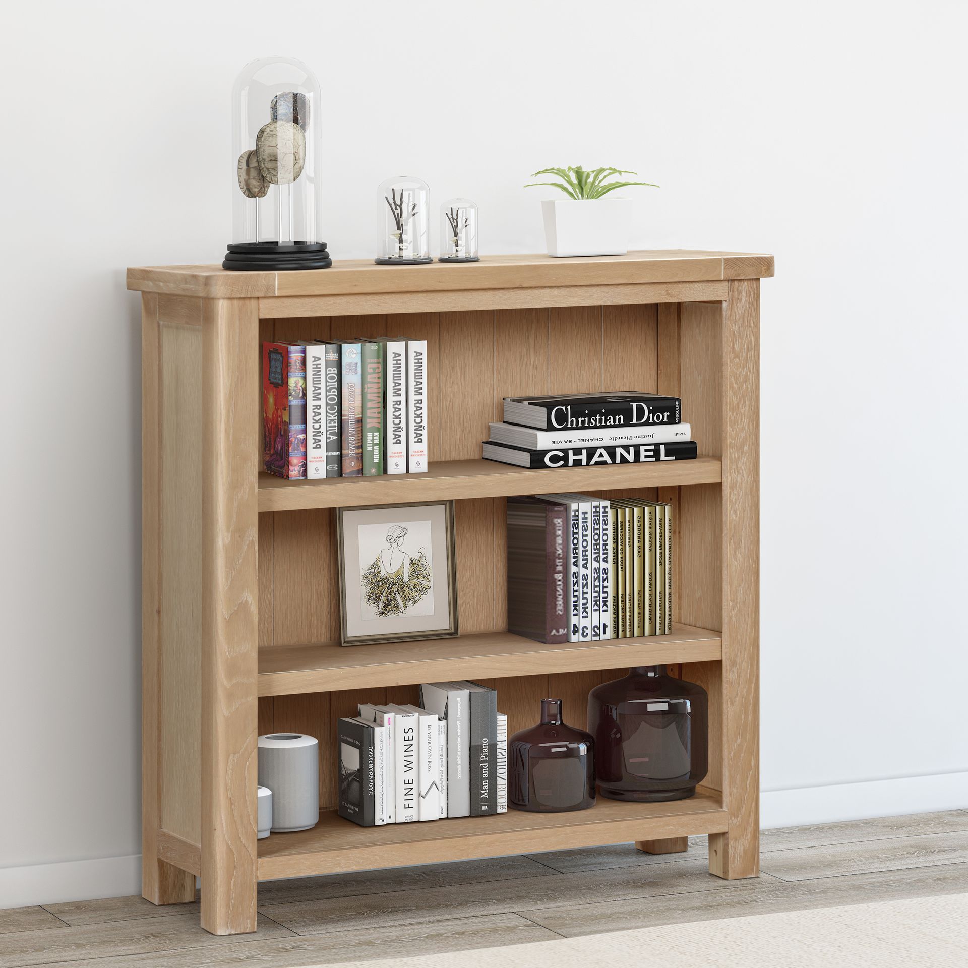 Foxington Oak Small Bookcase