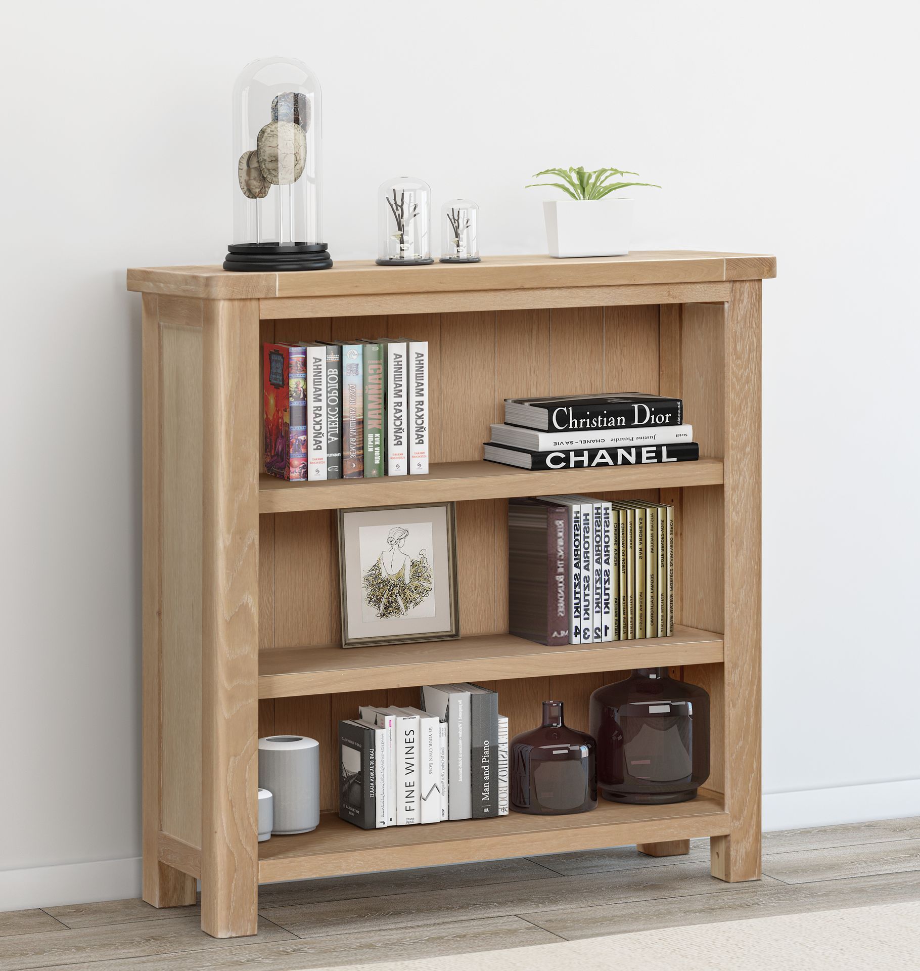 Foxington Oak Small Bookcase