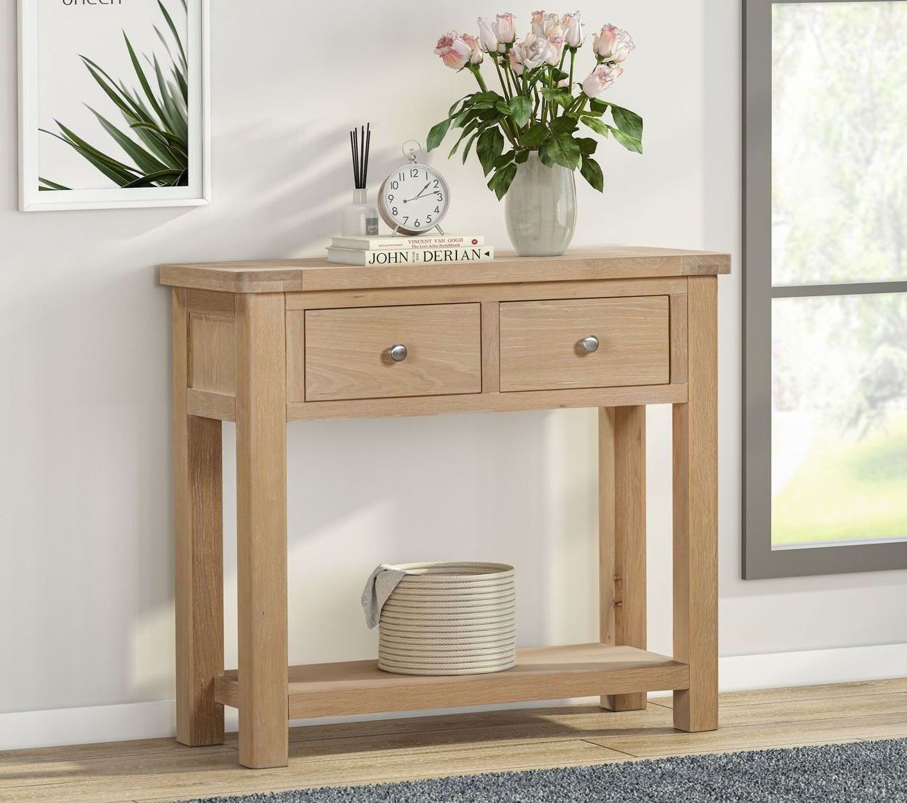 Foxington Oak Console Table