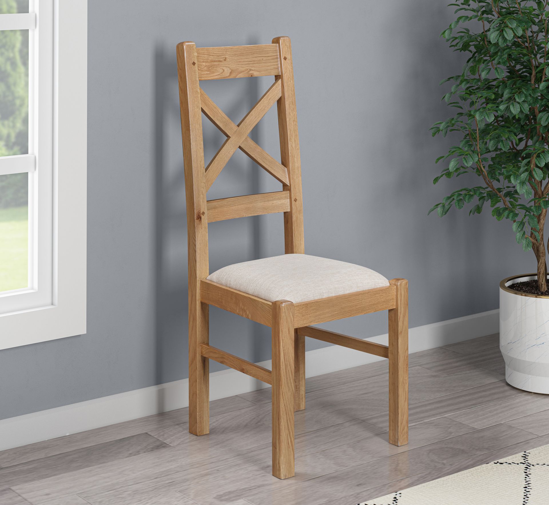 Kingsbury Oak Dining Chair (Pair)