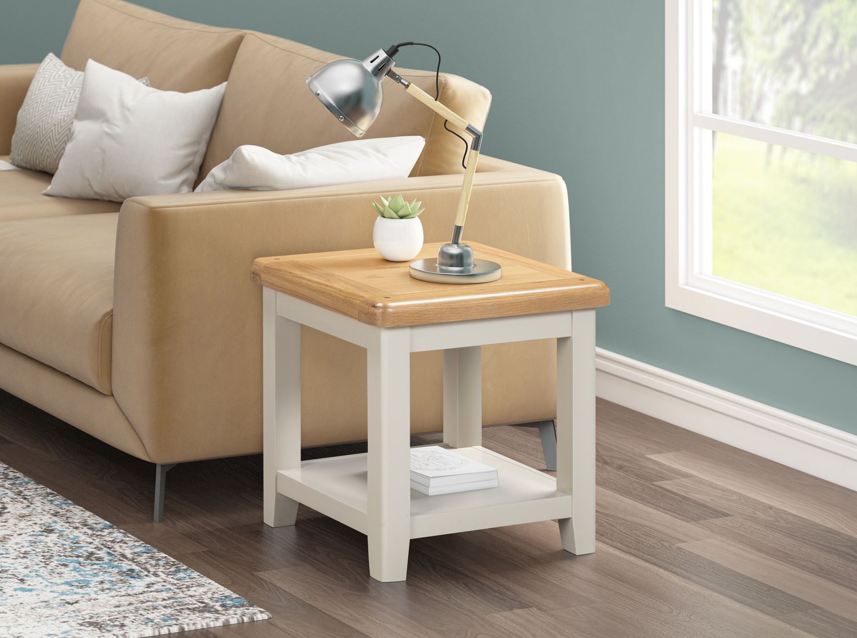 Kingsbury Painted Lamp Table