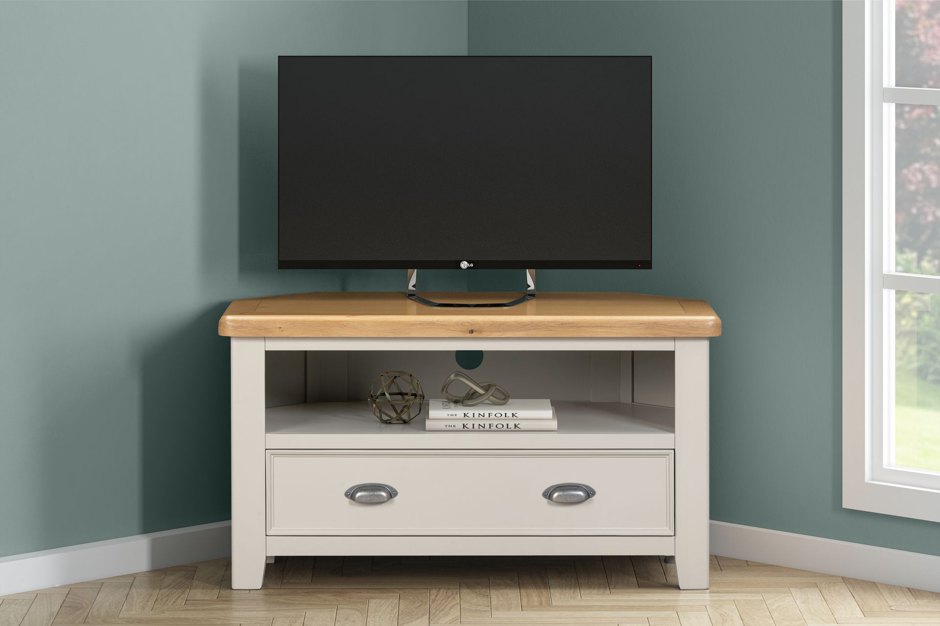 Kingsbury Painted Corner TV Unit