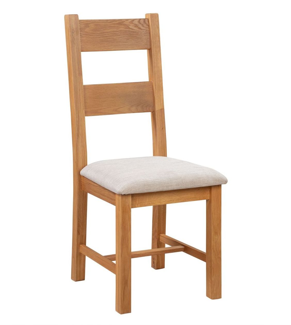 Shrewsbury Oak Dining Chair with Fabric Seat