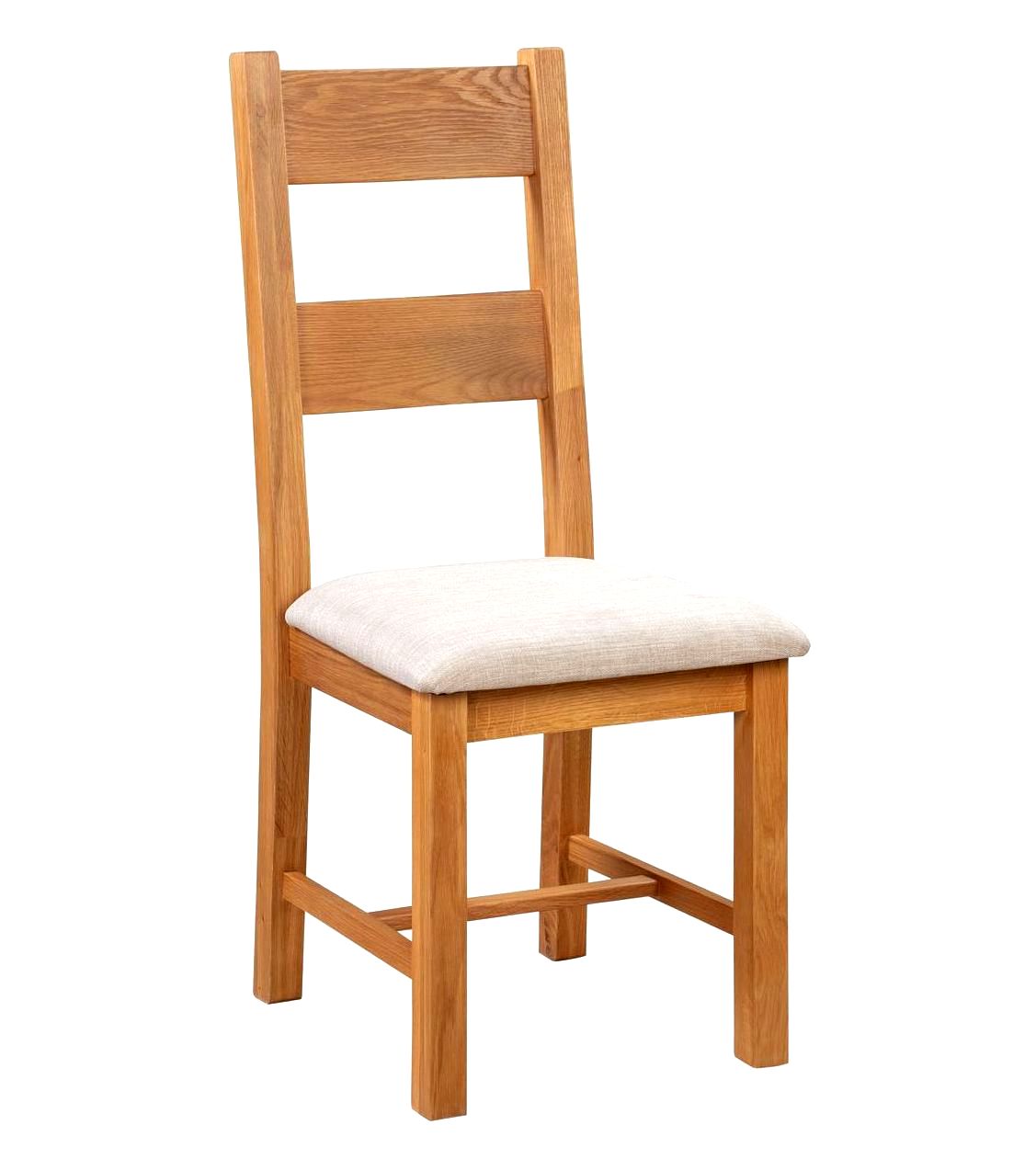 Shrewsbury Oak Dining Chair with Fabric Seat