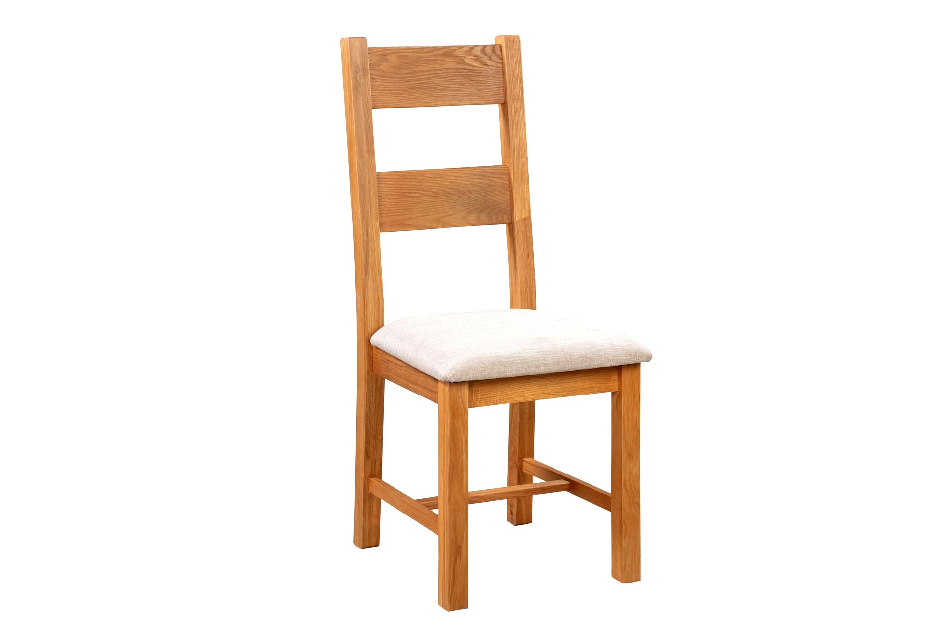 Shrewsbury Oak Dining Chair with Fabric Seat