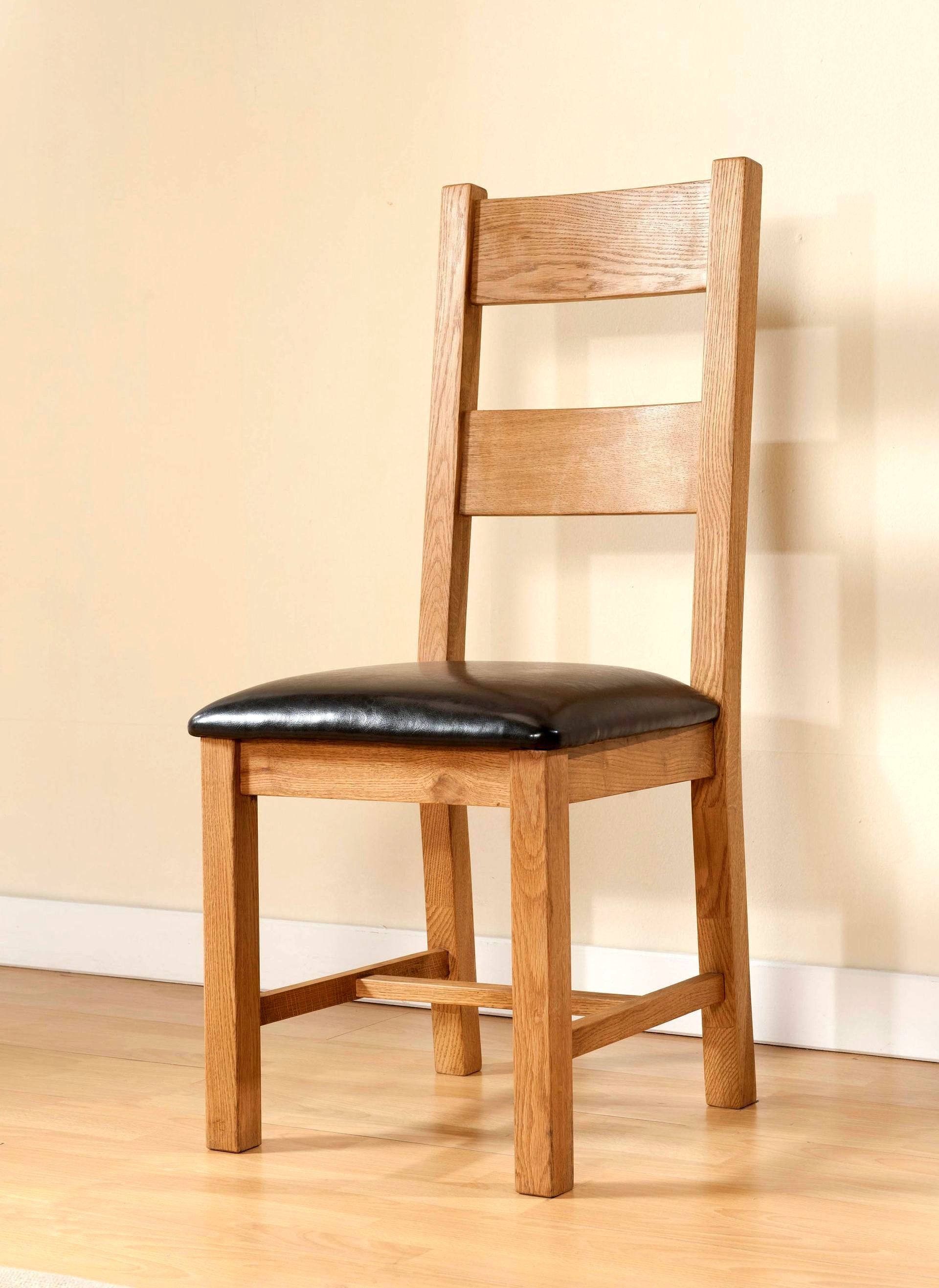 Shrewsbury Oak Dining Chair with PU Seat